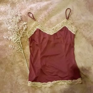 Dark Pink & Cream Cami